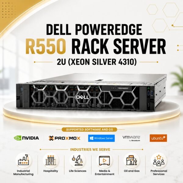 Dell PowerEdge R430 Server | 24Core Server | 64GB RAM DDR4 | 16TB Storage | Refurbished Server